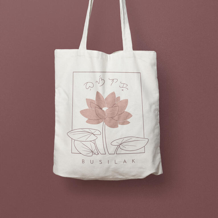 &quot;busilak&quot; tote bag design