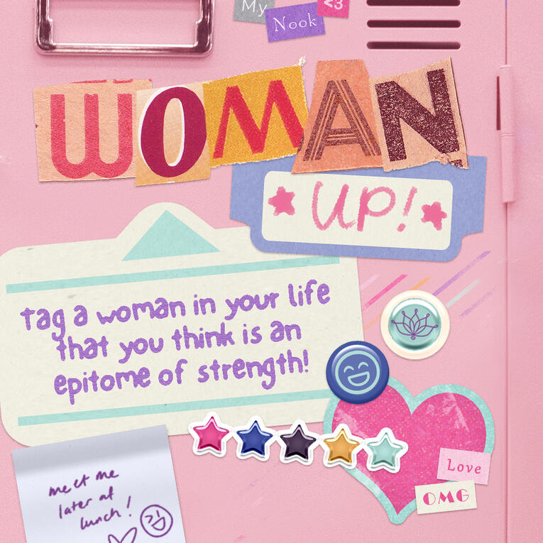 &quot;woman up!&quot; social media post