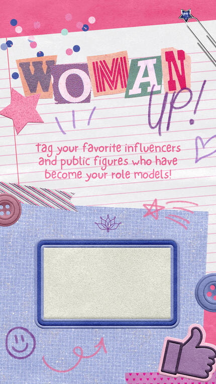 &quot;woman up!&quot; story post